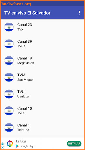 TV en linea El Salvador screenshot