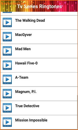 TV Series Ringtones screenshot