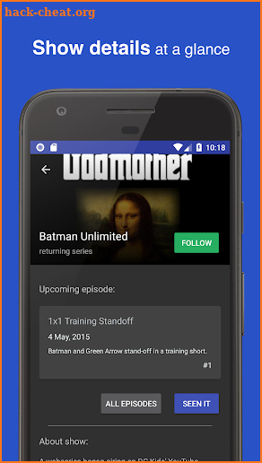 TvGuru - discover tv shows, TvTracker guide screenshot