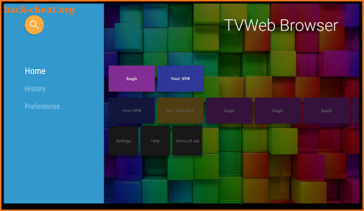 TVWeb Browser for TV screenshot