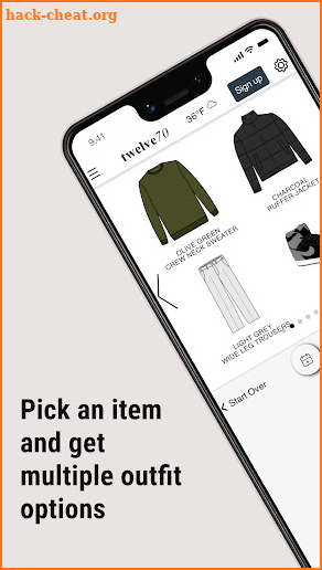 Twelve70 - Outfit Calculator screenshot