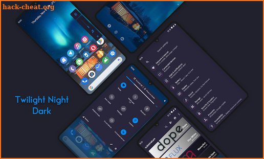 Twilight Night Dark ○ Substratum theme screenshot