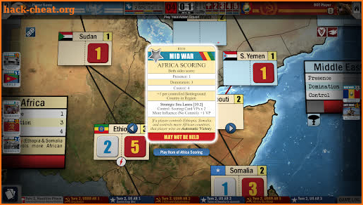 Twilight Struggle: Red Sea screenshot