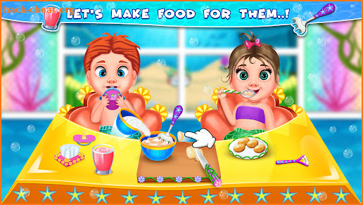 Twin mermaid babysitter care screenshot