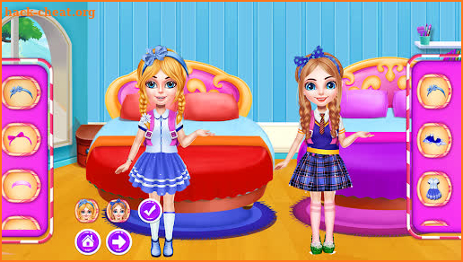 Twins sisters back to school screenshot