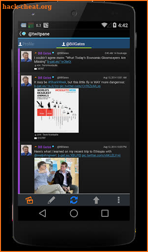 TwitPanePlus for Twitter screenshot