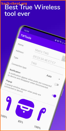 TWTools - True Wireless Tools screenshot