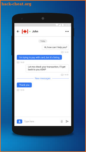 txt.me - Customer Service Live Chat screenshot