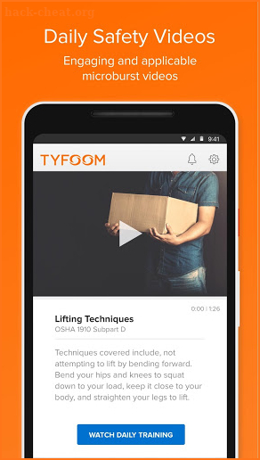 Tyfoom screenshot