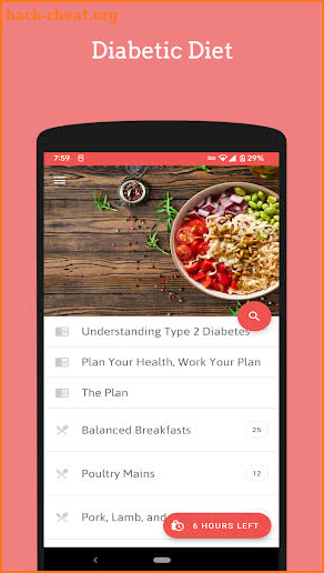 Type 2 Diabetic Cookbook screenshot