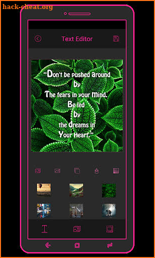 Typorama - Text On Photo - Text Editor screenshot