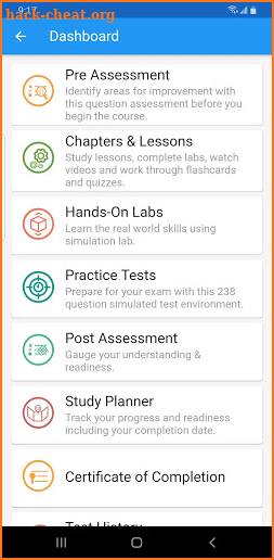 uCertify LEARN+ screenshot