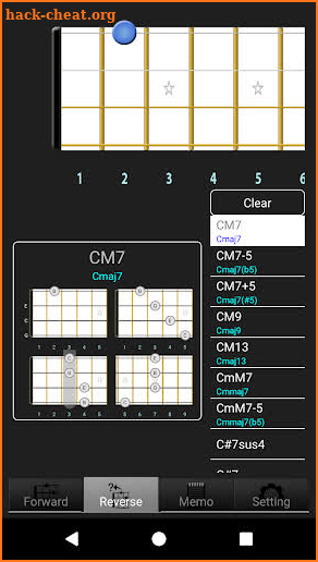 UChord3 (Ukulele Chord) screenshot