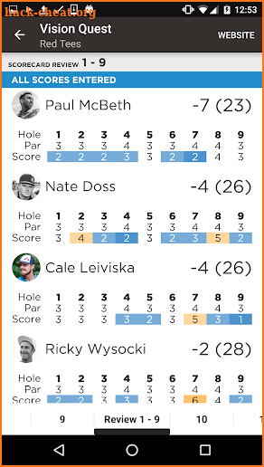 UDisc Live - Scorekeeper App screenshot