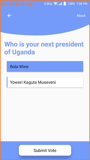 Uganda Vote - Take a Side screenshot