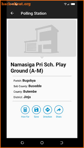 Uganda Voting Places App - 2021 Elections screenshot
