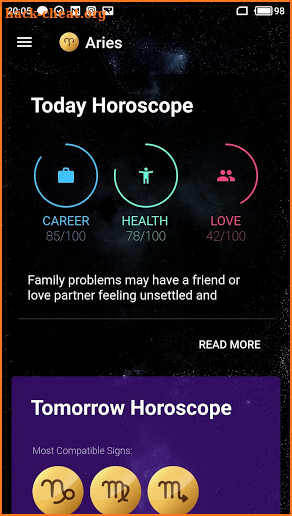 uHoroscope screenshot