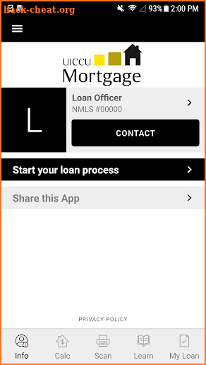 UICCU Mobile Mortgage screenshot