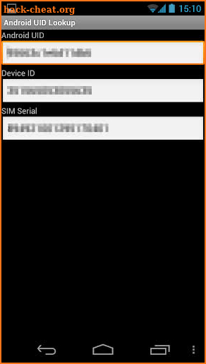 UID Lookup for Android screenshot