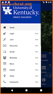 UK Alumni Association screenshot