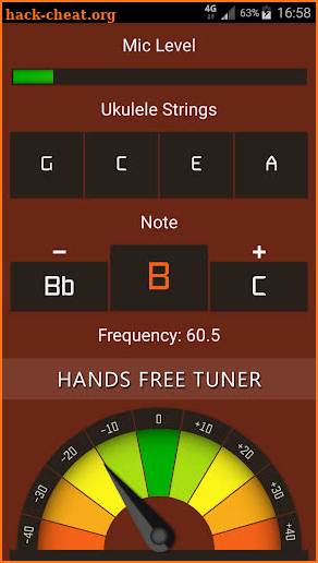 Ukulele Tuner Pro screenshot