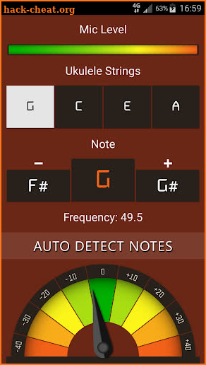 Ukulele Tuner Pro screenshot