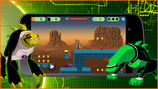 Ultimate Alien Diamond Ben Warriors screenshot