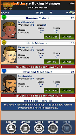 Ultimate Boxing Manager screenshot