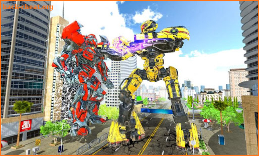 Ultimate Dragon Robot Transform Battle War Game screenshot