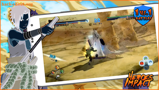 Ultimate Ninja: 1VS1 Heroes Impact screenshot