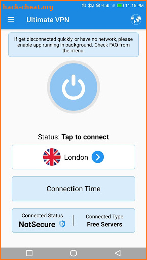 Ultimate VPN - A high speed, ultra secure VPN screenshot