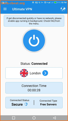 Ultimate VPN - A high speed, ultra secure VPN screenshot