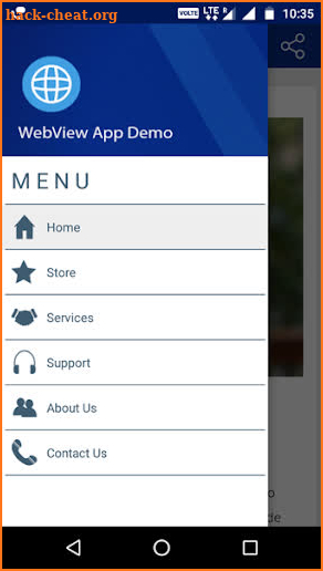 Ultimate WebView App Demo screenshot