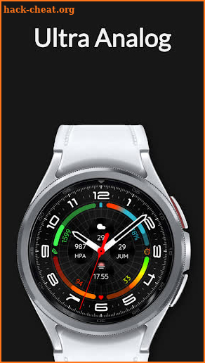 Ultra Analog Watch Face screenshot