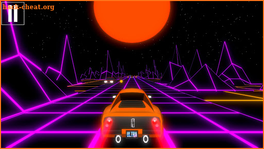 Ultra Rush : A Synthwave Racer screenshot