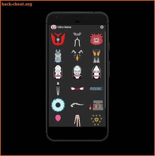 Ultraman Stickers: Items of Ultraman screenshot