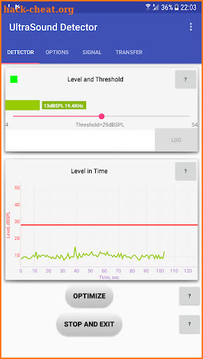 UltraSound Detector screenshot