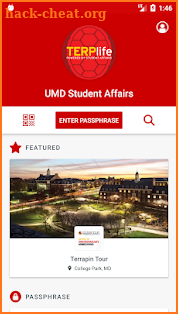 UMD Student Affairs screenshot