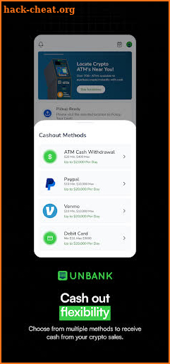 Unbank: Buy & Sell Bitcoin screenshot