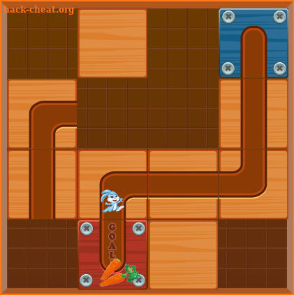 Unblock Bunny Sliding Puzzle screenshot