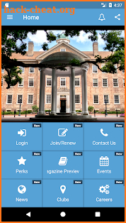 UNC Alumni screenshot