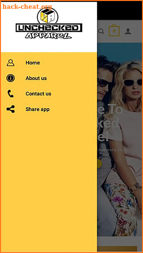 Unchecked Apparel screenshot