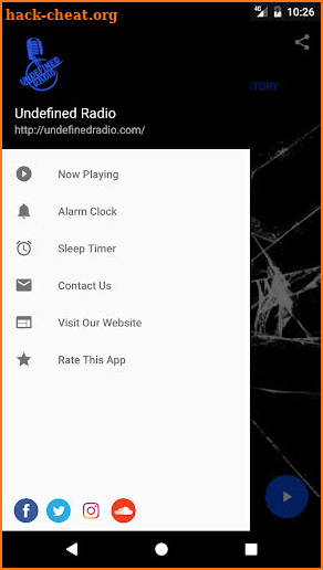 Undefined Radio screenshot