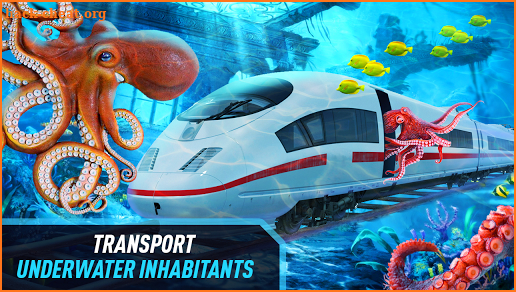 Undersea Water Stream Train screenshot