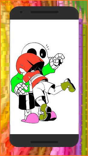 Undertale coloring book screenshot