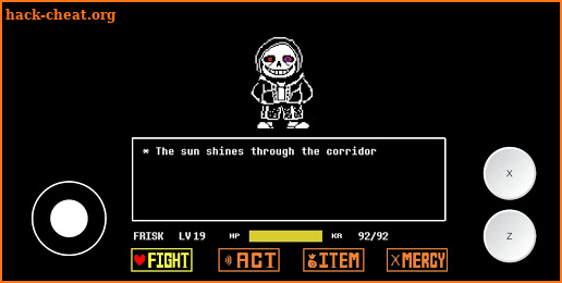 Undertale dust sans battle simulator screenshot