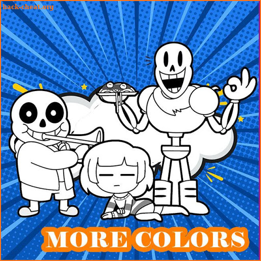 Undertale Sans Coloring Game screenshot