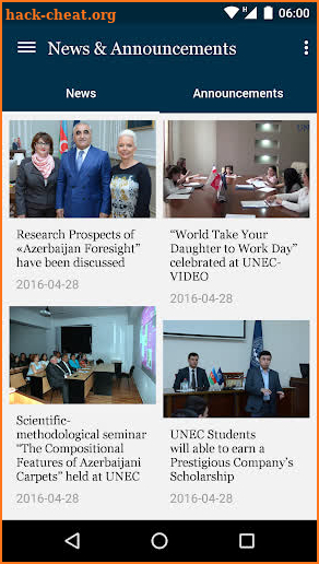 UNEC - University of Economics screenshot