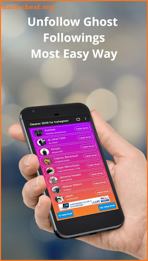 Unfollow & Cleaner for Instagram 2020 screenshot