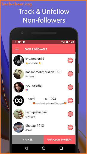 Unfollow for Instagram - Non followers & Fans screenshot